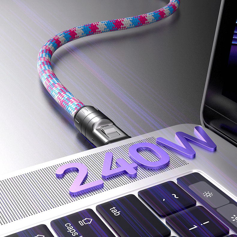 🔥 49% OFF🔥C to C 240W Charging Cable with Wearable Bracelet Design