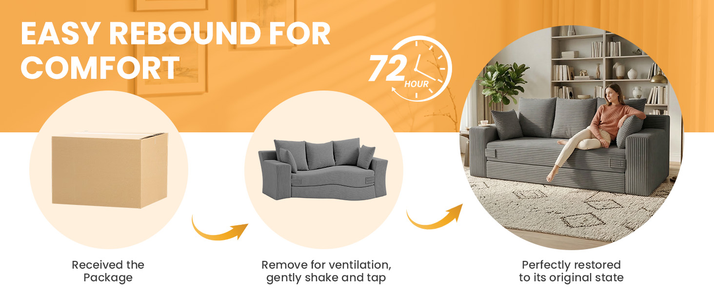 compress foam sofa