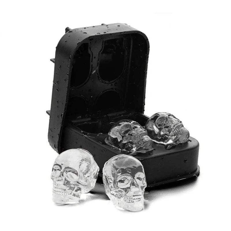 💀DIY Skull Silicone Ice Cube Molds