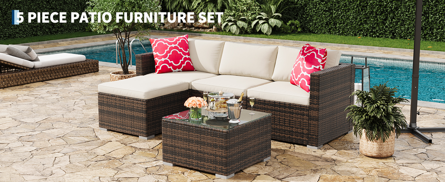 5-Piece Outdoor Furniture Set