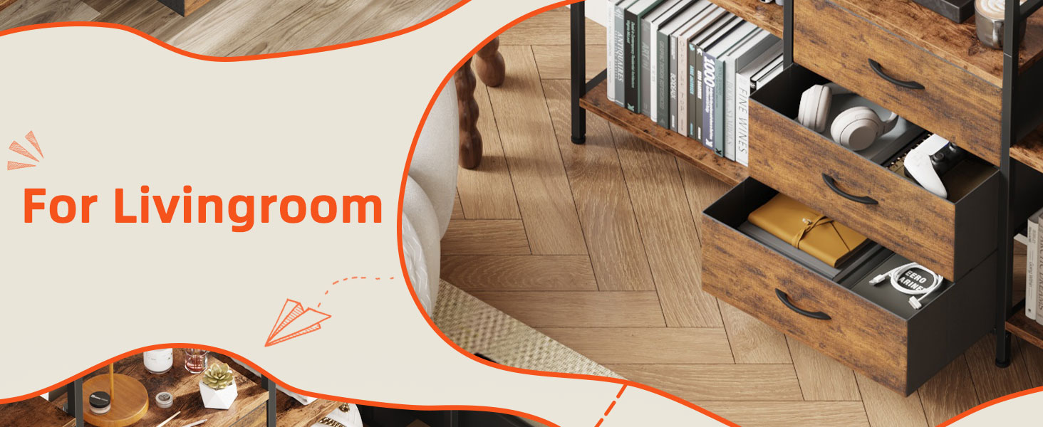 Smart hidden storage drawers