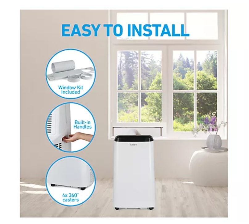 Weekend  Clearance !💝Buy 1 Get 1 Free✨Coby 12,000 BTU (8150 DOE) 3-in-1 Portable Air Conditioner
