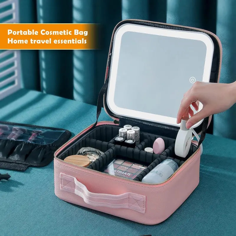 Mother's Day Present-----Portable Makeup Case Cosmetic Organizer