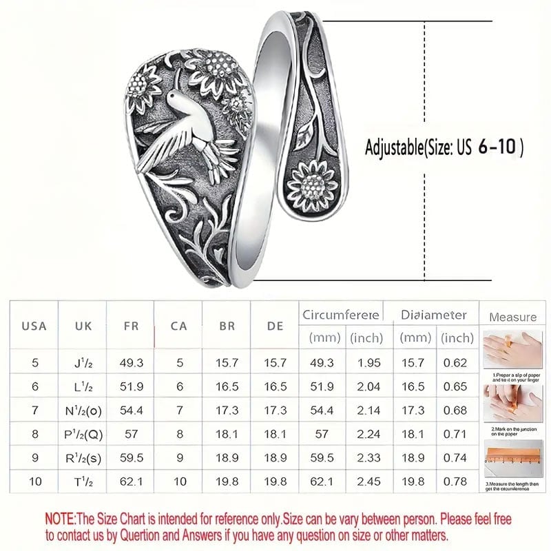 🐦️Hummingbird Spoon Ring💍