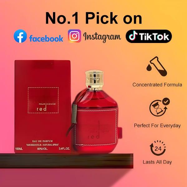 🎁💕49% OFF-Dumont Nitro Red For Men 3.4 Oz Eau De Parfum Spray