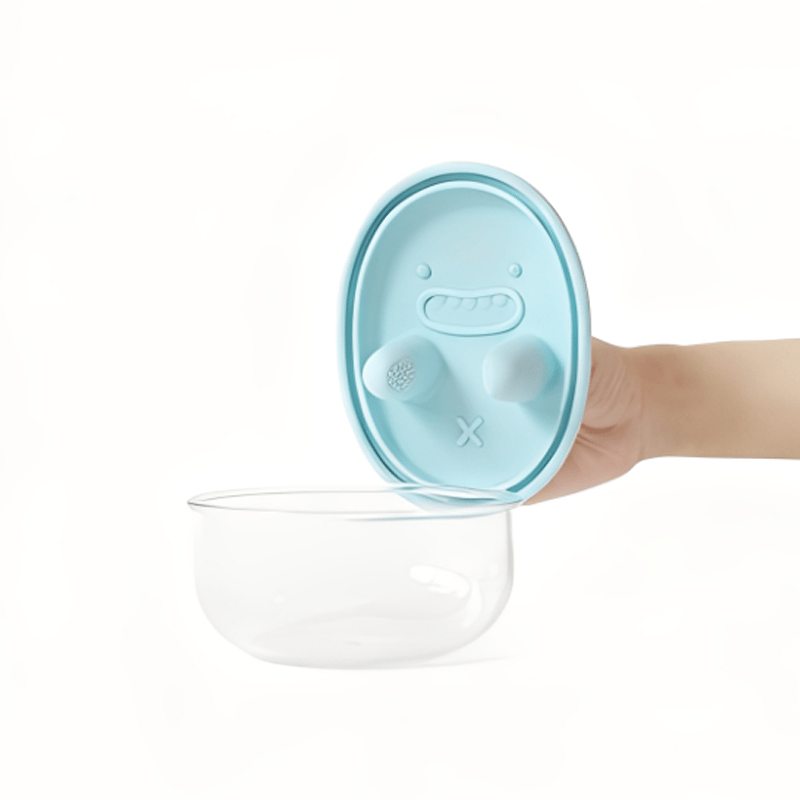 🔥Heißer Verkauf - 49% Rabatt🍿2-in-1-Snackbehälter (🥢Deckel mit Fingertipp-Deckel)