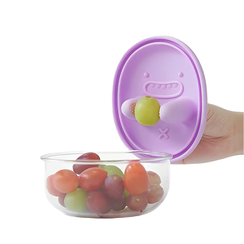 🔥Heißer Verkauf - 49% Rabatt🍿2-in-1-Snackbehälter (🥢Deckel mit Fingertipp-Deckel)