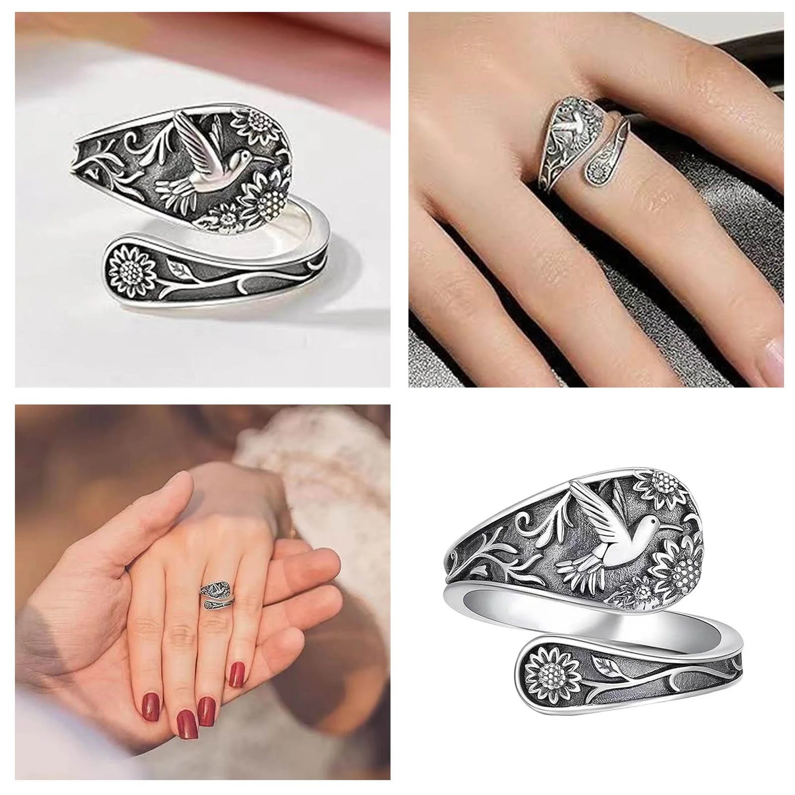 🐦️Hummingbird Spoon Ring💍
