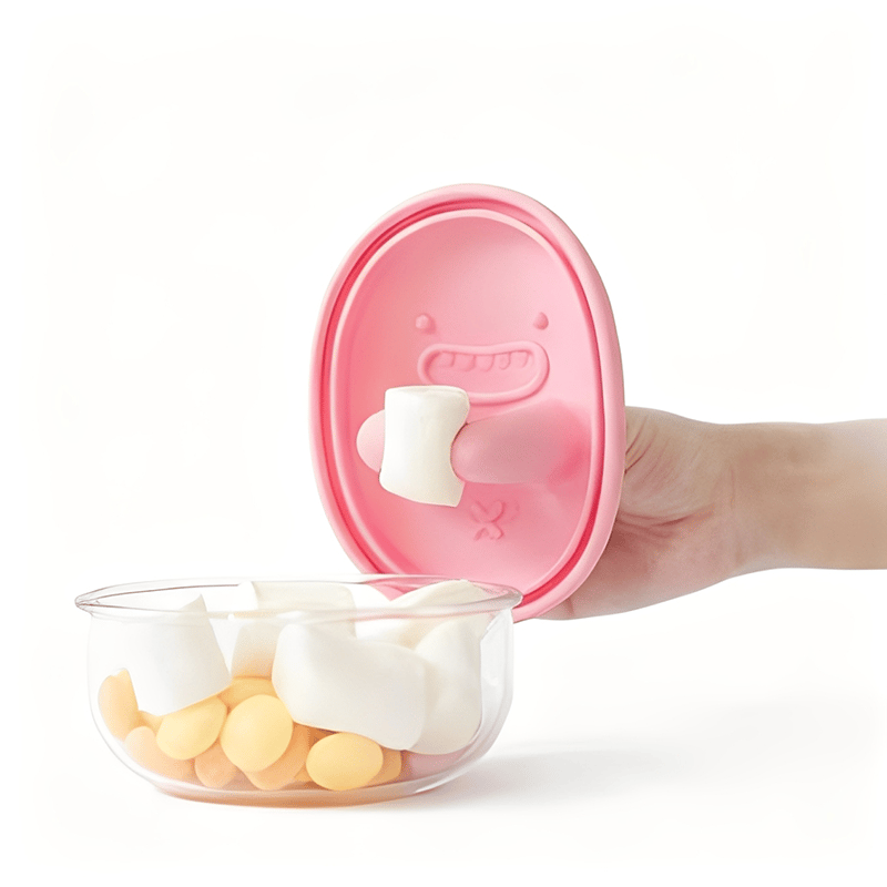 🔥Heißer Verkauf - 49% Rabatt🍿2-in-1-Snackbehälter (🥢Deckel mit Fingertipp-Deckel)