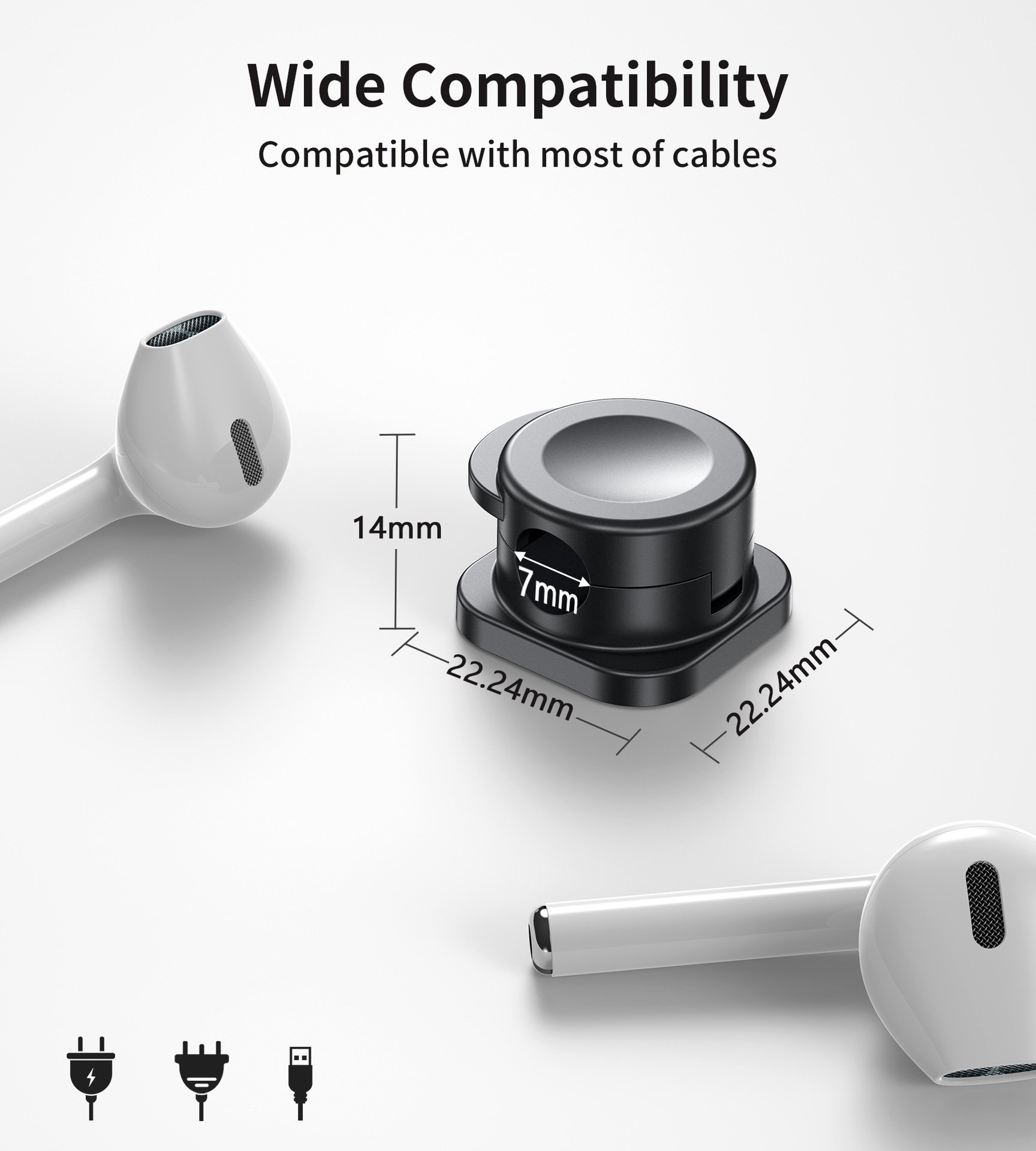 Magnetic Cable Clips