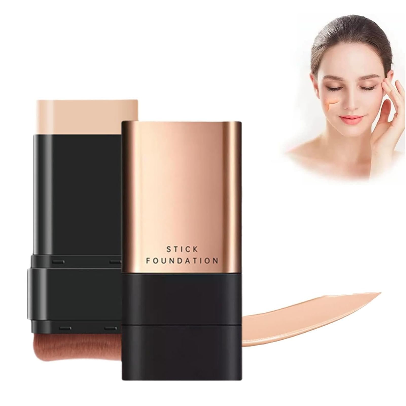 🔥2 in 1- Luxury Anti-Wrinkle Foudation Stick