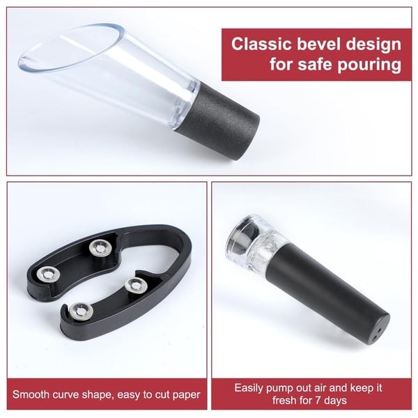 🔥Christmas Hot Sale 49%🎄Air Pump Cork Remover Wine Bottle Opener Set