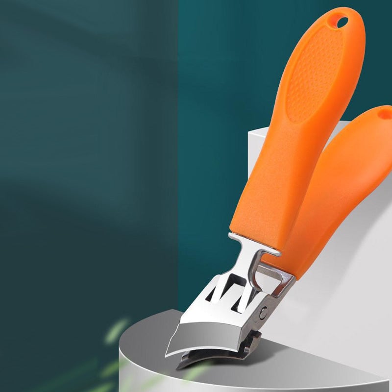 🔥Hot Sale Promotion 49% OFF🔥Wide Jaw Opening Anti-Splash Slanted Nail Clipper✂️