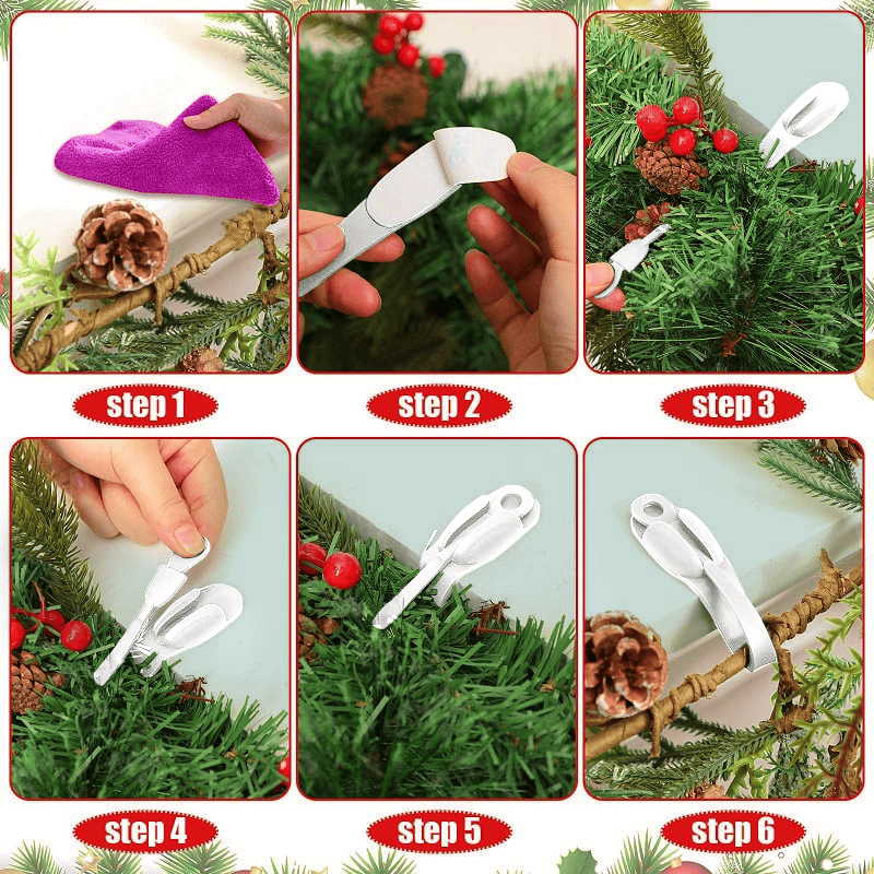 🎄Wall Mounted Punch-free Adhesive Removable Cord Holder Organizer