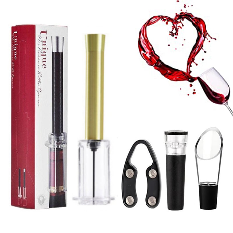 🔥Christmas Hot Sale 49%🎄Air Pump Cork Remover Wine Bottle Opener Set