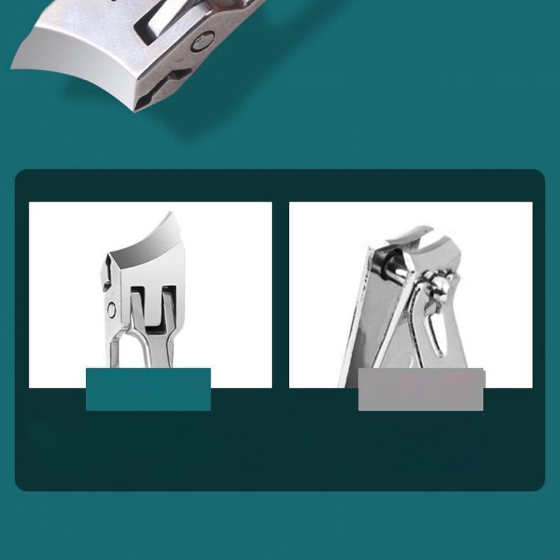 🔥Hot Sale Promotion 49% OFF🔥Wide Jaw Opening Anti-Splash Slanted Nail Clipper✂️