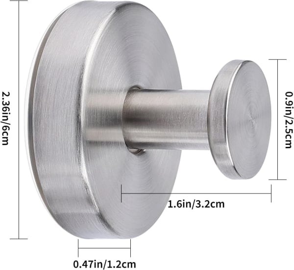 No Drill Hooks - Waterproof & Heavy Duty Adhesive Hooks
