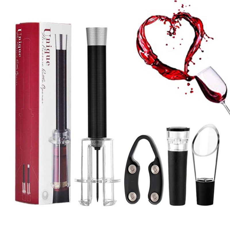 🔥Christmas Hot Sale 49%🎄Air Pump Cork Remover Wine Bottle Opener Set