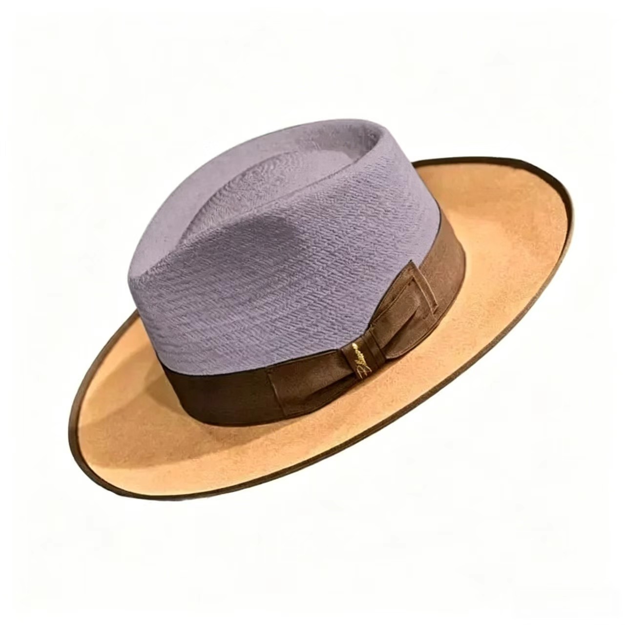 Exclusive Panama and Felt Two Tone Fox-Purple(Light)