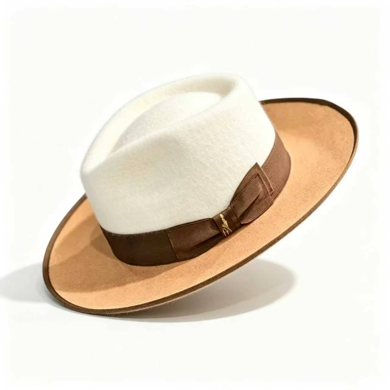Exclusive Felt Two Tone Fox-Camel