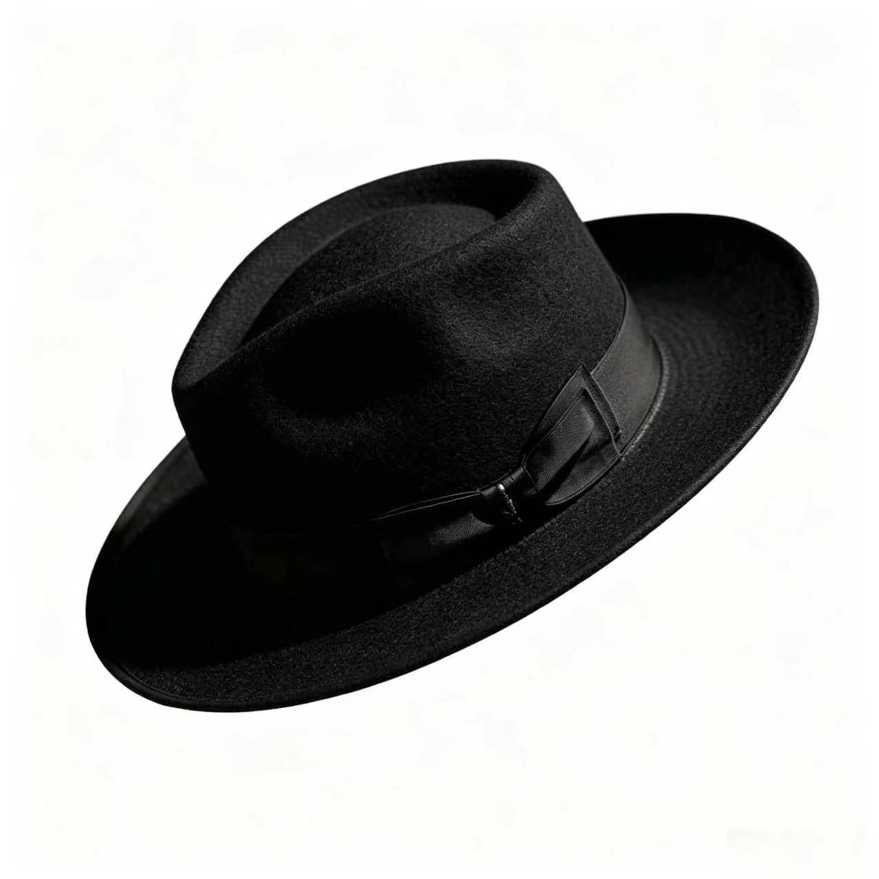 Exclusive Felt Two Tone Fox-Black