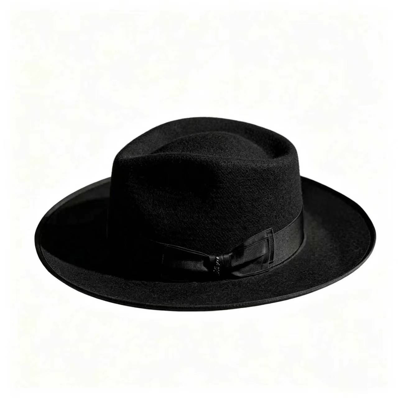 Exclusive Felt Two Tone Fox-Black