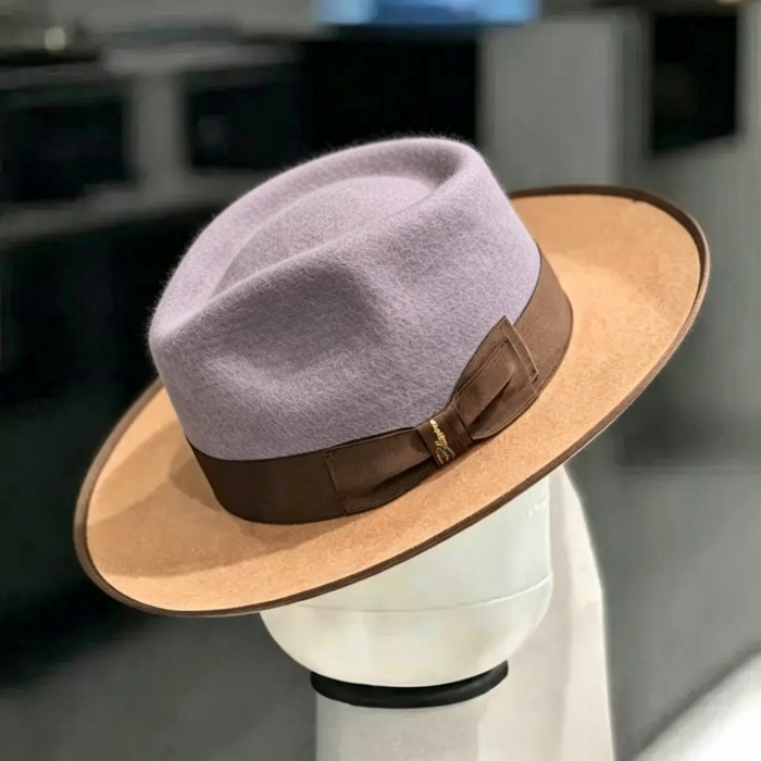 Exclusive Felt Two Tone Fox-Purple(Light)