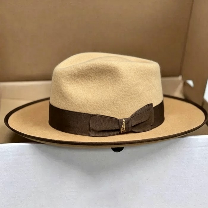 Exclusive Felt Two Tone Fox-Yellow(Camel)