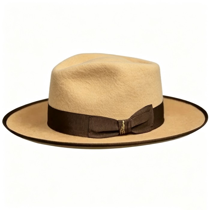 Exclusive Felt Two Tone Fox-Yellow(Camel)
