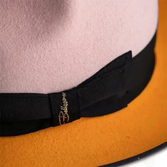 Limited - The Fox Fedora - Pink Orange