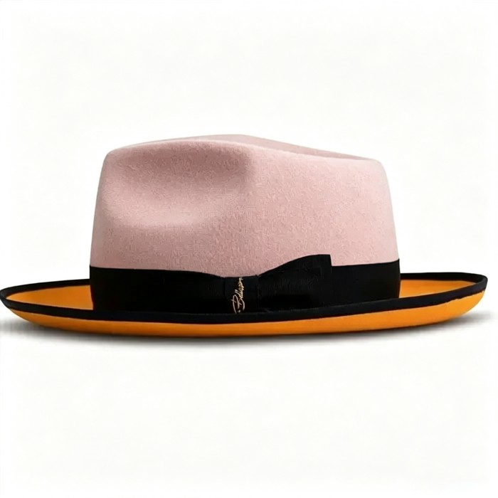 Limited - The Fox Fedora - Pink Orange