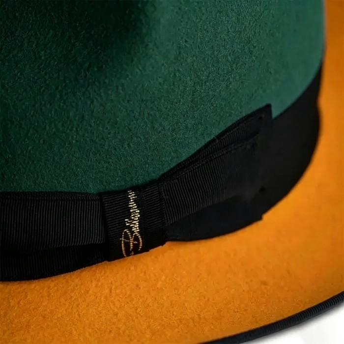Limited - The Fox Fedora - Grenn Orange