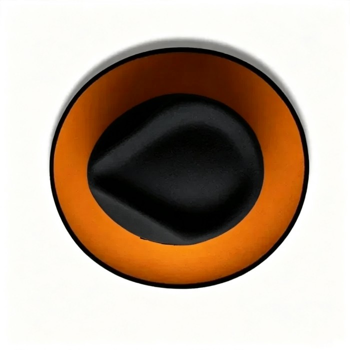 Limited - The Fox Fedora - Black Orange