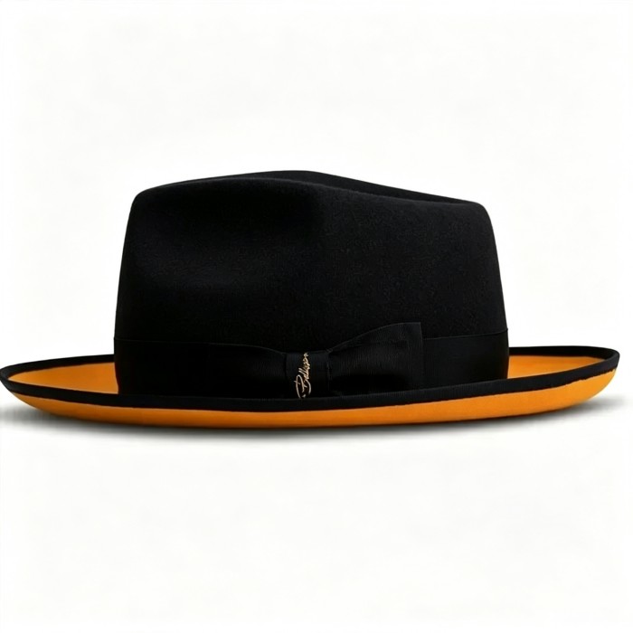 Limited - The Fox Fedora - Black Orange
