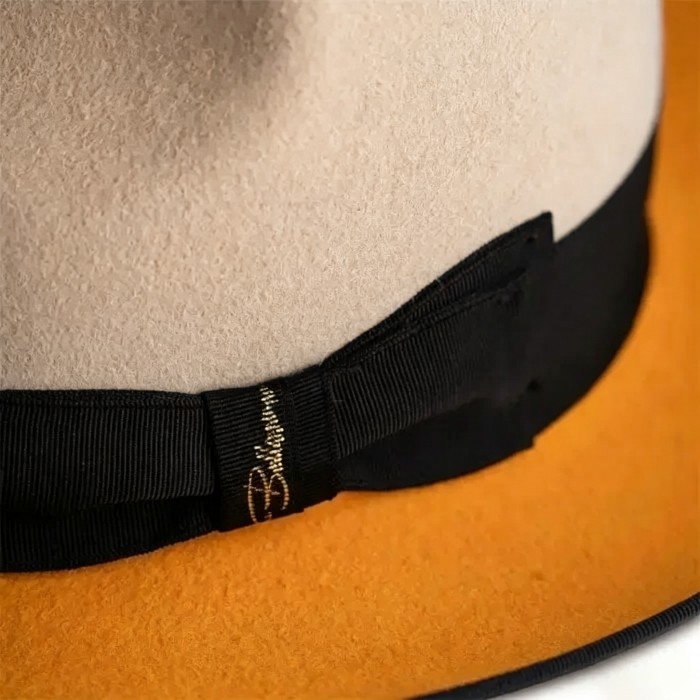 Limited - The Fox Fedora - Beige Orange