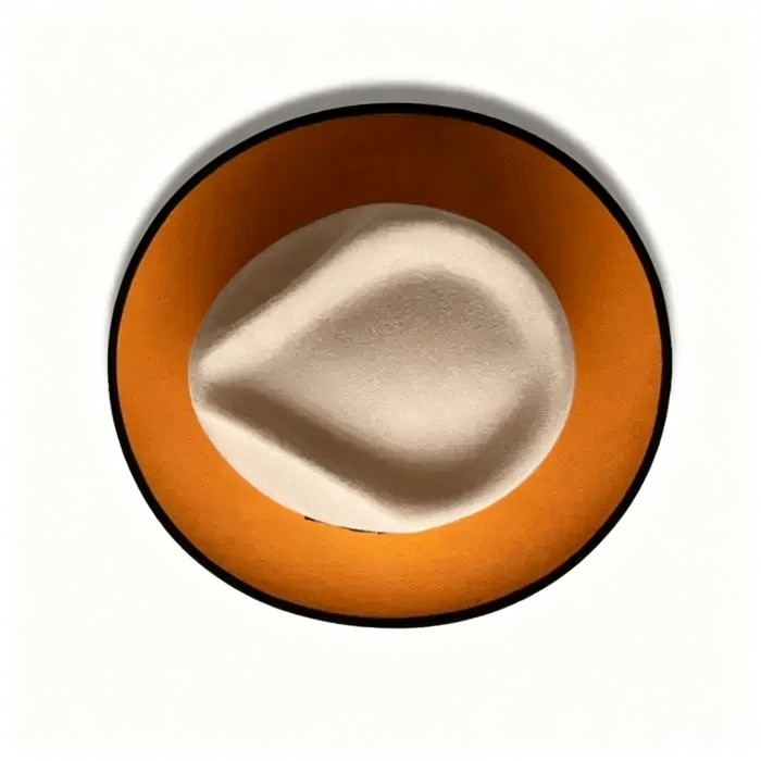 Limited - The Fox Fedora - Beige Orange