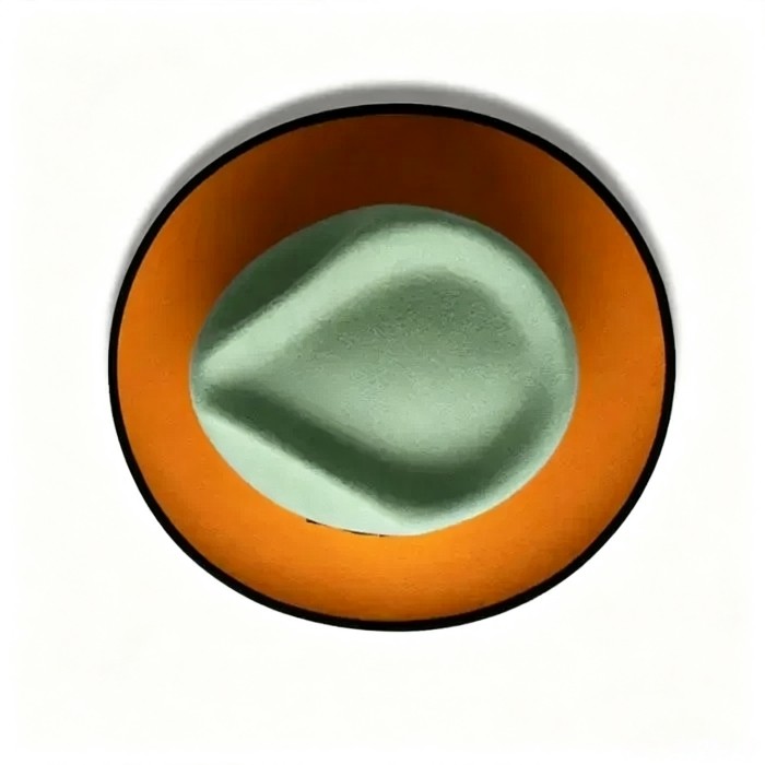 Limited - The Fox Fedora - Green Orange