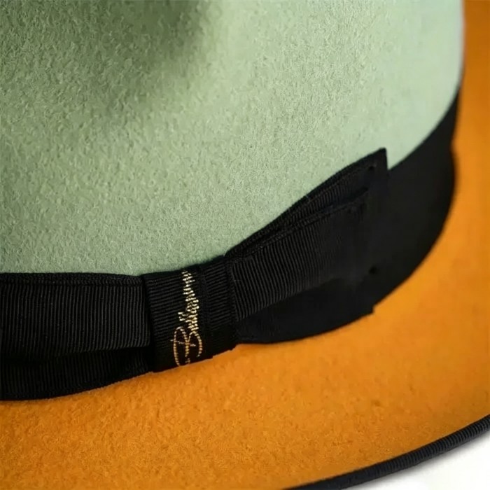 Limited - The Fox Fedora - Green Orange