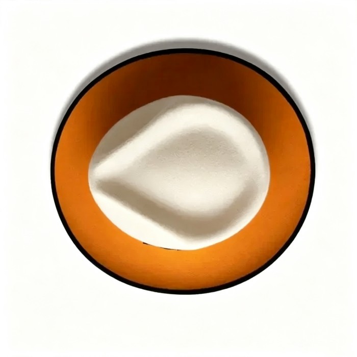 Limited - The Fox Fedora - White Orange