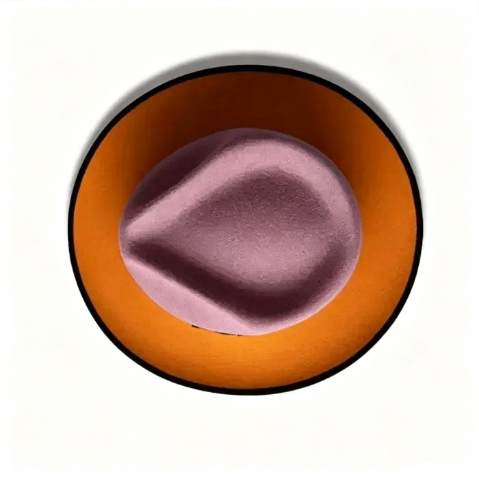Limited - The Fox Fedora - Purple Orange