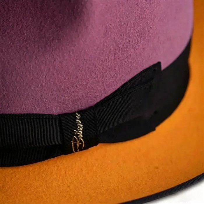 Limited - The Fox Fedora - Purple Orange