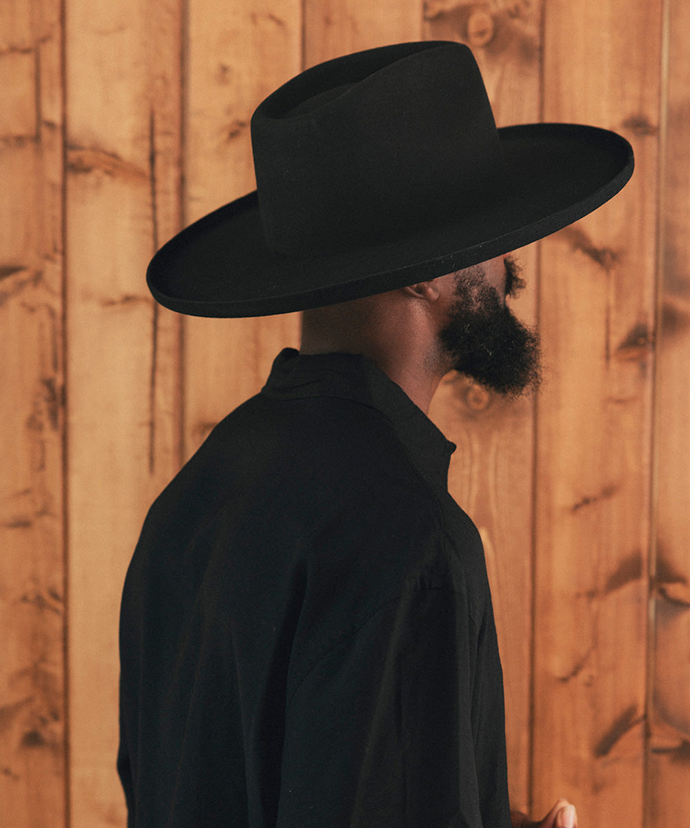 FIVE POINTS WIDE BRIM FEDORA HAT[Box Packing&Buy 2 Get Free Shipping]