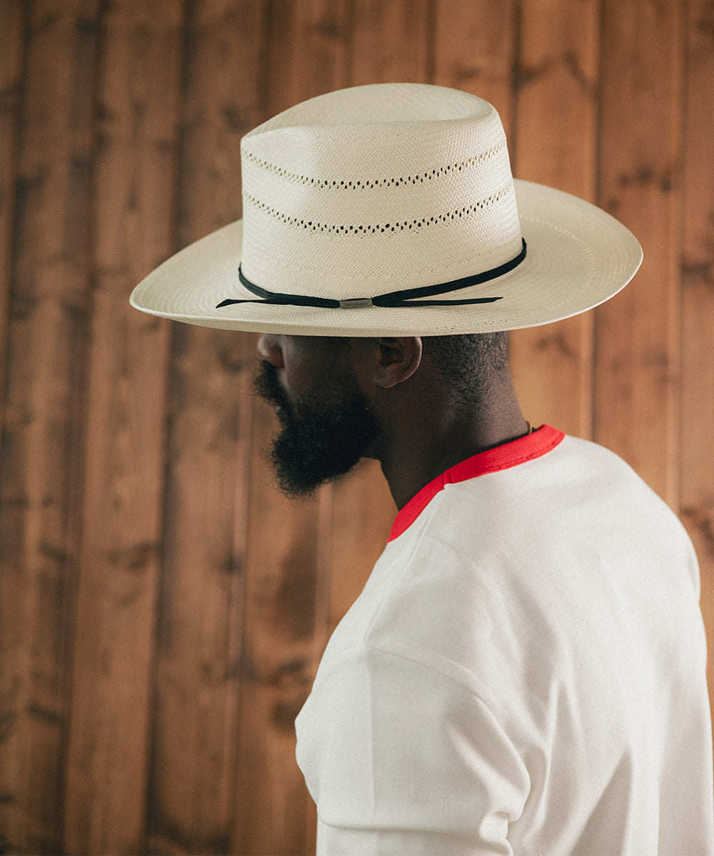 ASHEVILLE WIDE BRIM STRAW HAT[Box Packing&Buy 2 Get Free Shipping]