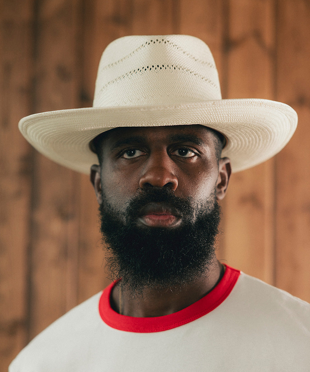 ASHEVILLE WIDE BRIM STRAW HAT[Box Packing&Buy 2 Get Free Shipping]