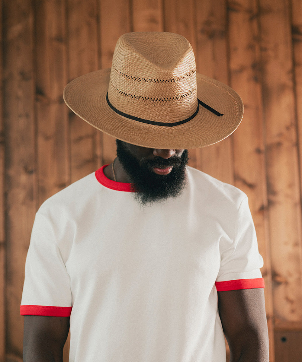 ASHEVILLE WIDE BRIM STRAW HAT[Box Packing&Buy 2 Get Free Shipping]