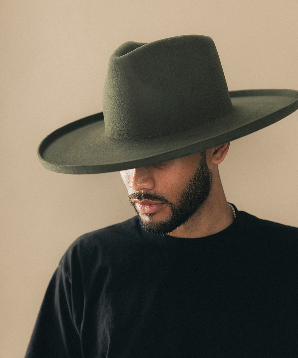FIVE POINTS WIDE BRIM FEDORA HAT[Box Packing&Buy 2 Get Free Shipping]