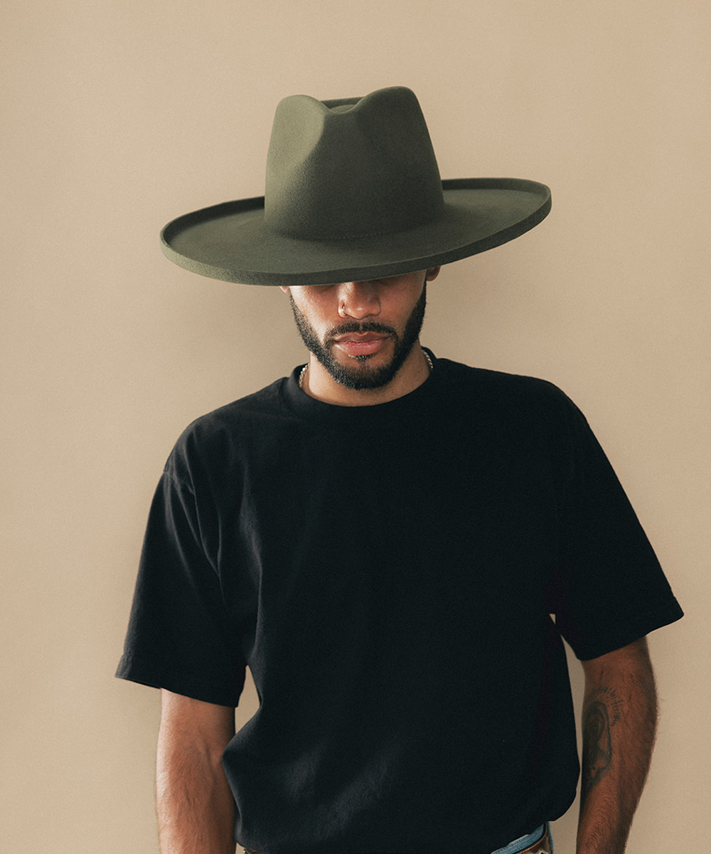 FIVE POINTS WIDE BRIM FEDORA HAT[Box Packing&Buy 2 Get Free Shipping]