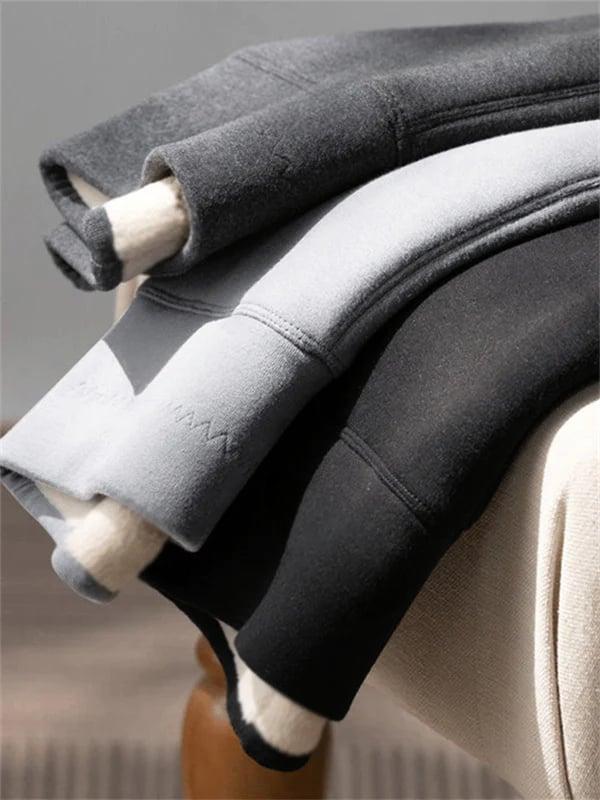 Casual Warm Winter Solid Pants