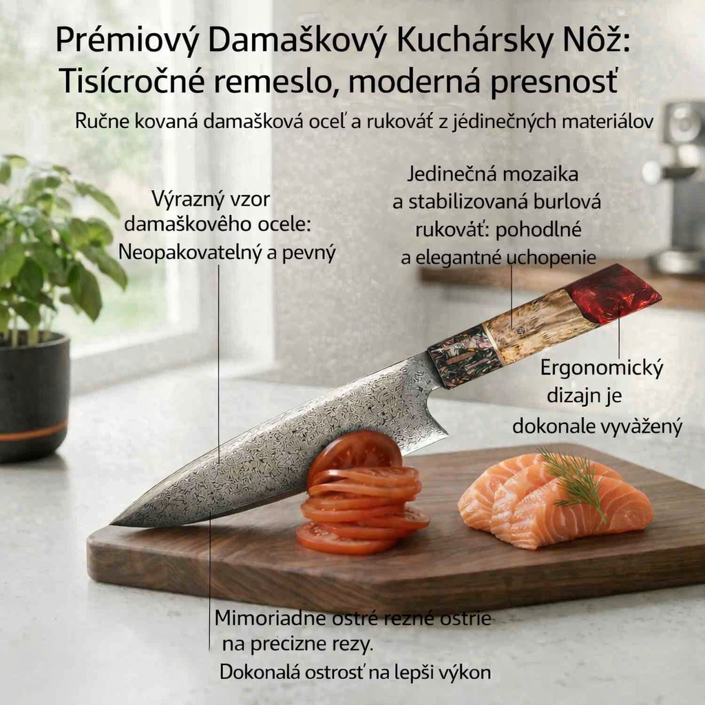 Jedna sada. Štyri unikátne čepele. ✨ Limitovaná edícia KASUMI™ Damascus Chef's Set