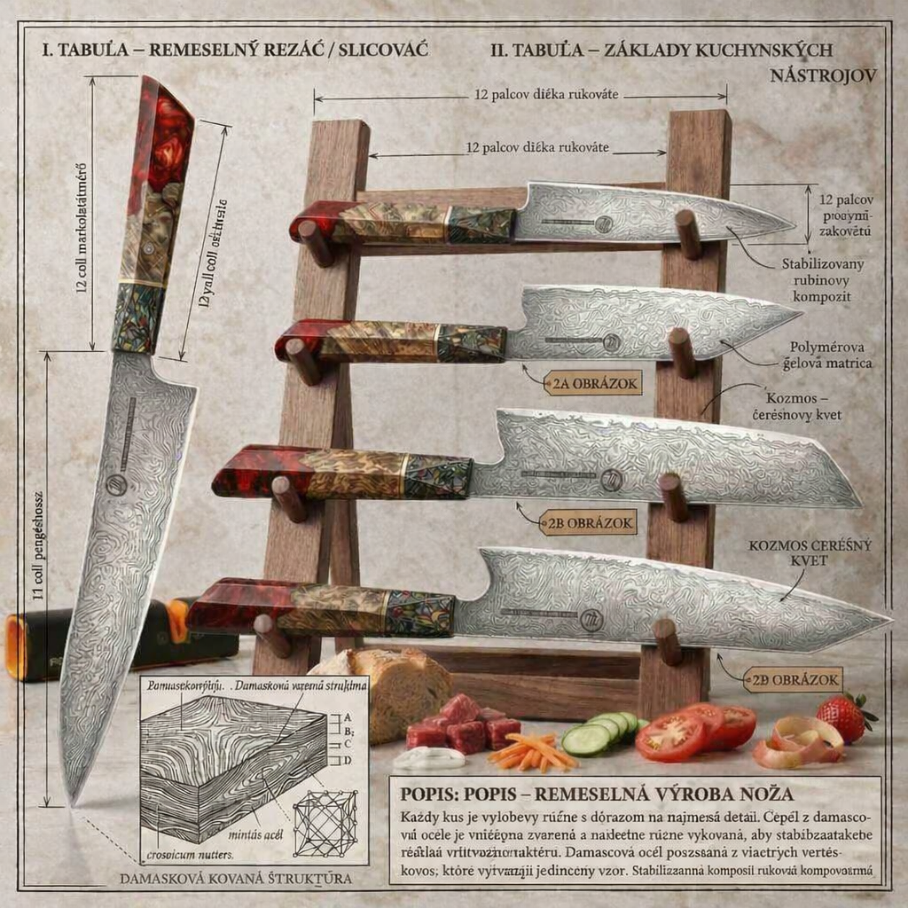 Jedna sada. Štyri unikátne čepele. ✨ Limitovaná edícia KASUMI™ Damascus Chef's Set